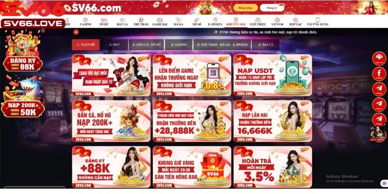 SV66 24 SV66 tung nhiều ưu đãi cực sốc